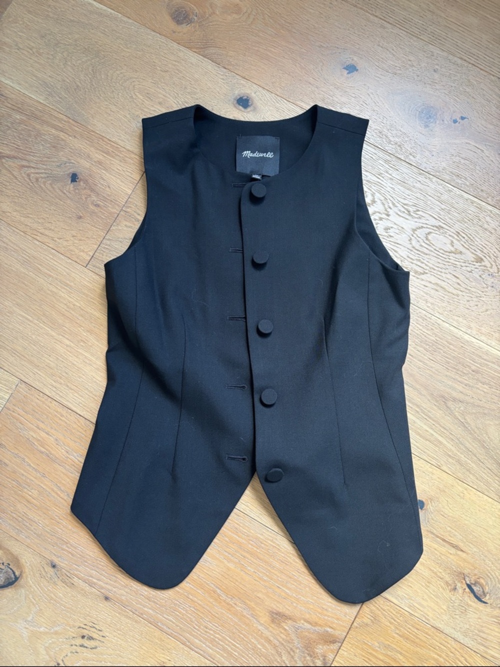 Madewell vest black 00